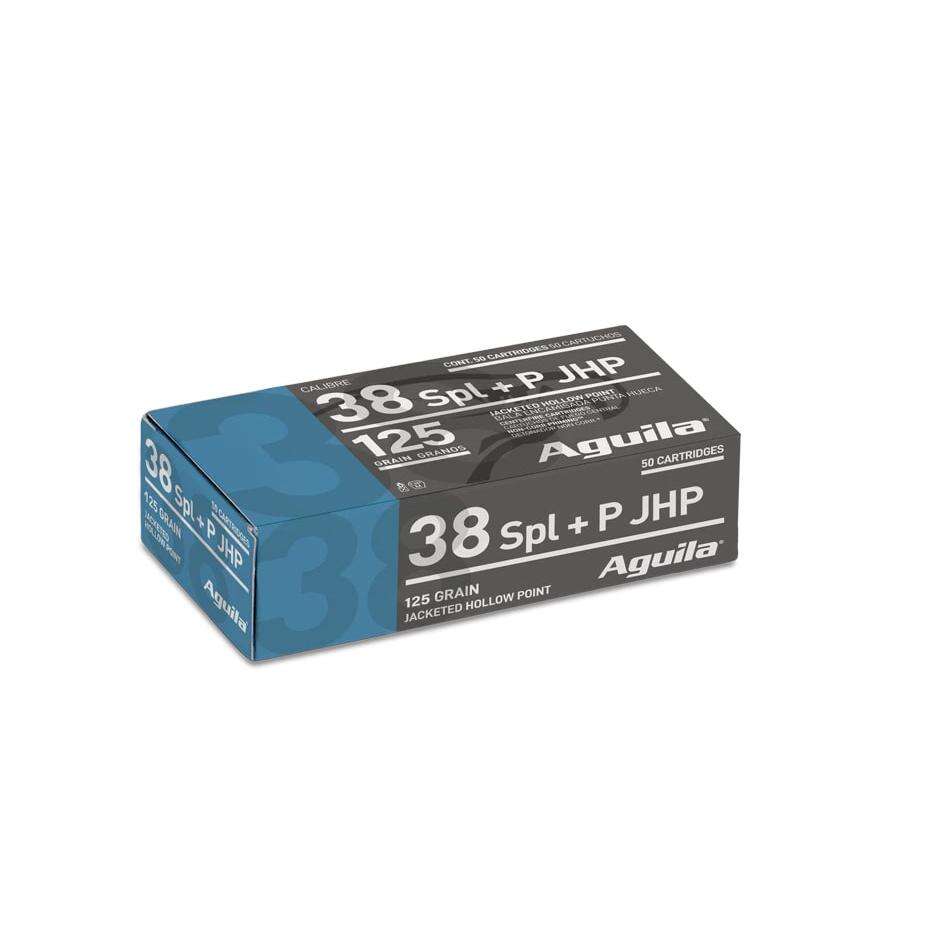 Ammunition Aguila Ammunition Ready Series 38Special Aguila 38 SPECIAL JHP 125GR 50/RD